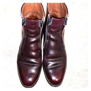 Allen’s Edmonds brown leather boot